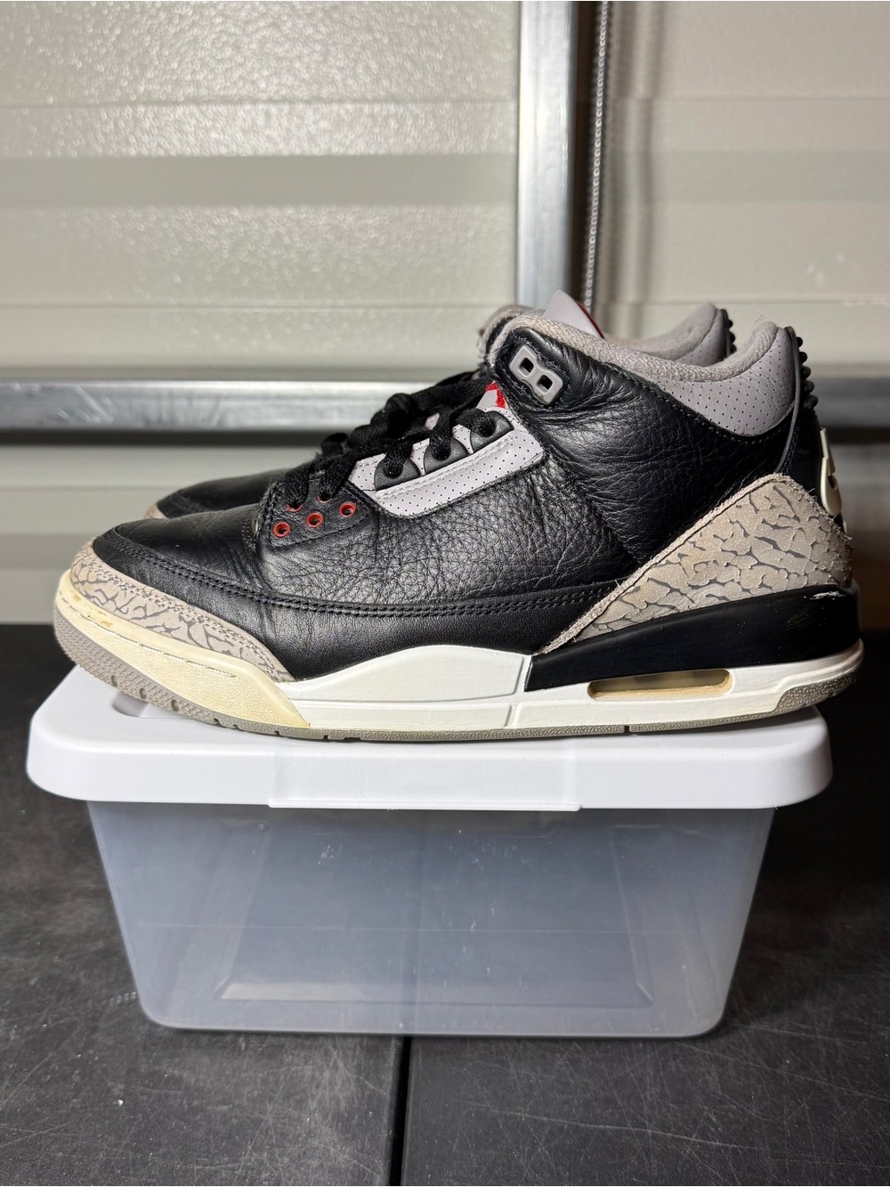 Size 9 - Air Jordan 3 Retro OG 2024 Black Cement